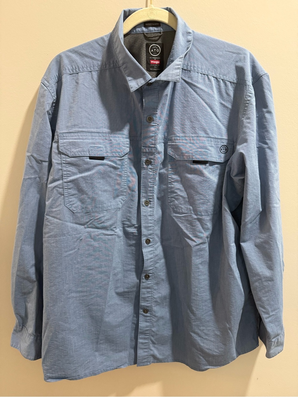 Wrangler ATG Light Blue Workshirt